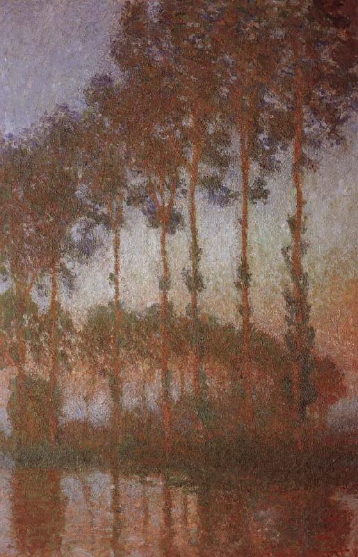 Claude Monet Poplars on the banks of the ept